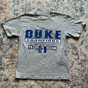 2011 ACC Tournament Duke Champions Blue Devils Basketball Shirt Men’s Small